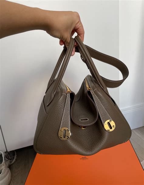 hermes lindy 26 etoupe gold hardware|Lindy 26 bag .